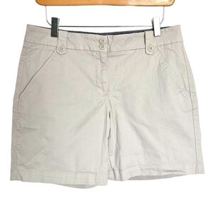 Nautica‎ khaki beige flat front shorts